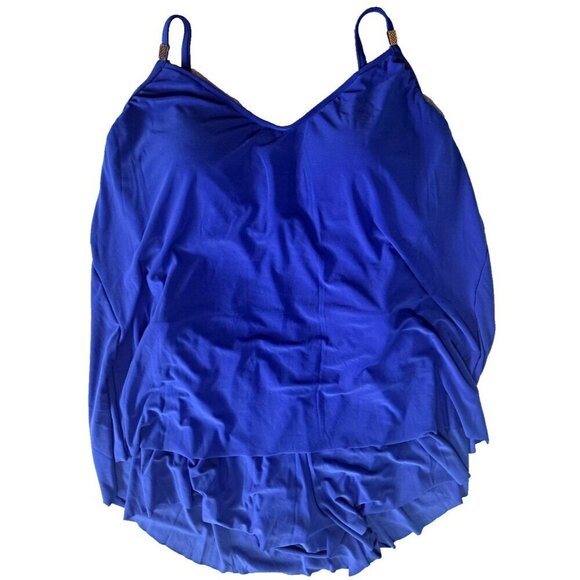 Magicsuit Women's 16DD One Piece Ruffled Tiered Underwire Swim Suit - Picture 1 of 12